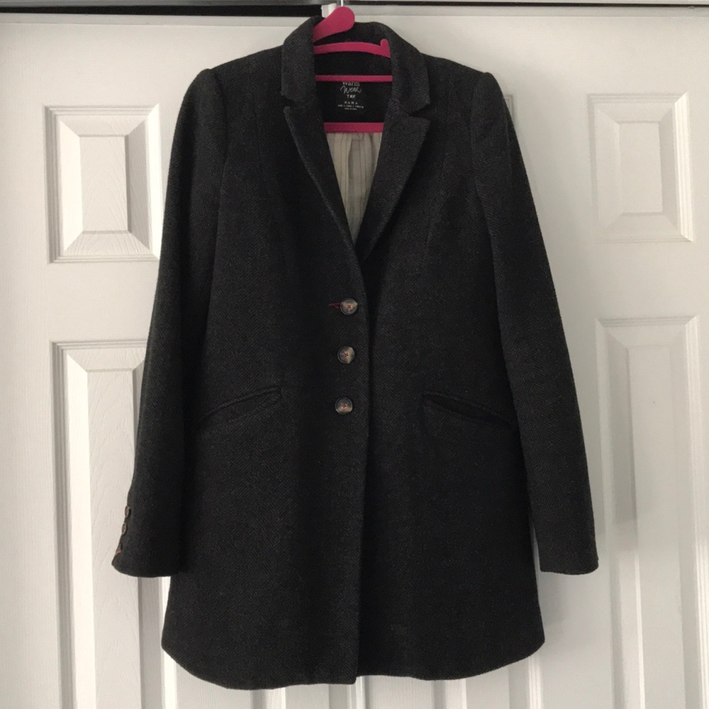 Zara dark gray coat